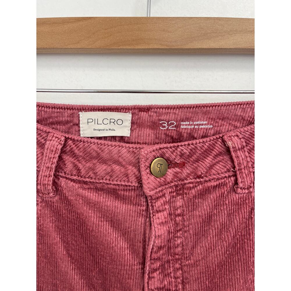 Pilcro Anthropologie Robbie Corduroy Flare High-Rise Stretch Retro Pants Size 32 - Picture 7 of 11